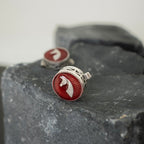 Galloping Stallion button clip