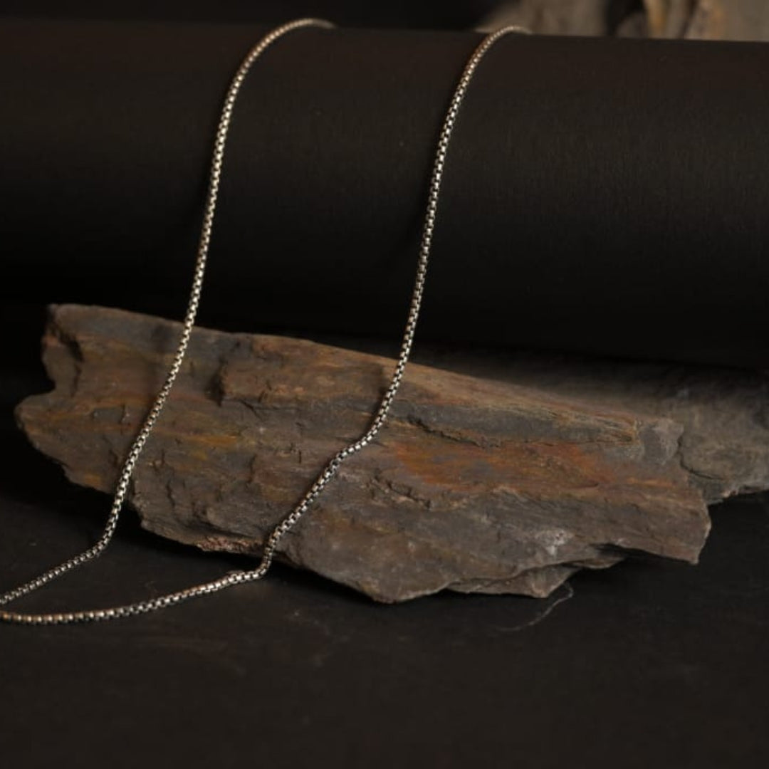 Sleek Rectalink Silver chain