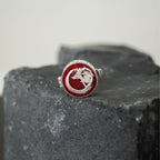 Wolf's Moon Button Clip