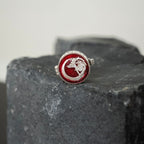 Wolf's Moon Button Clip
